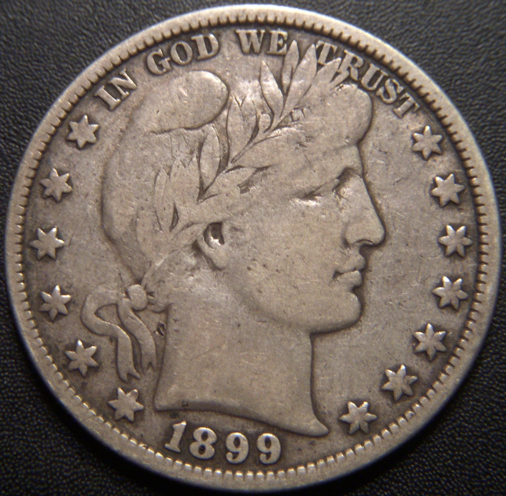 1899 Barber Half Dollar - Very Good