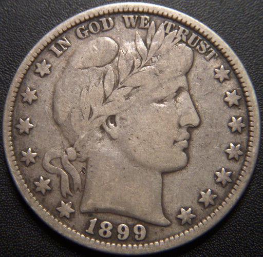 1899 Barber Half Dollar - Very Good