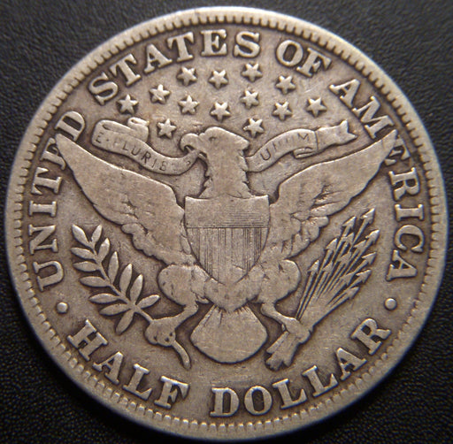 1899 Barber Half Dollar - Very Good