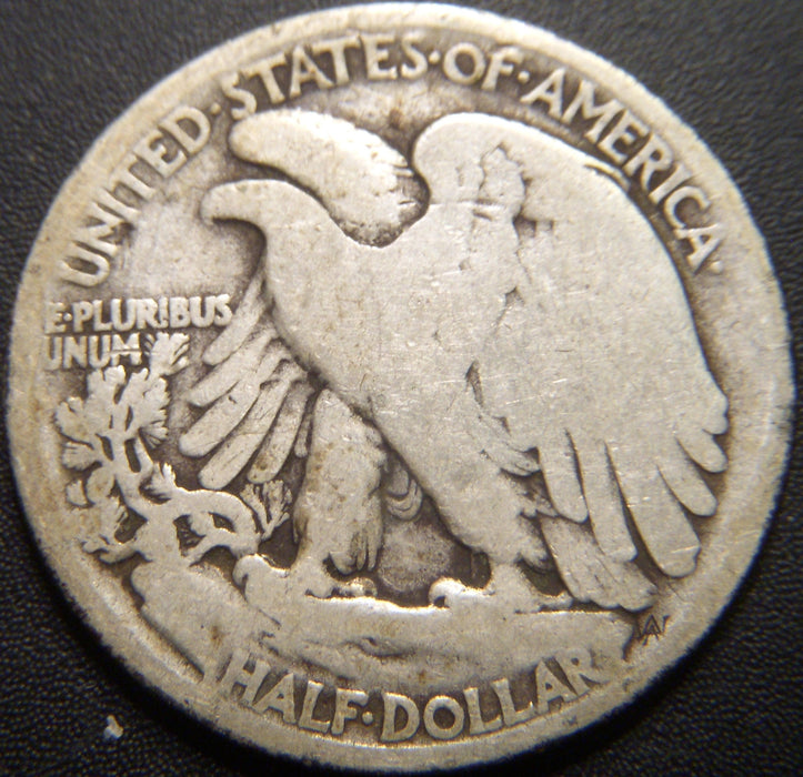 1916-D Walking Half Dollar - Good