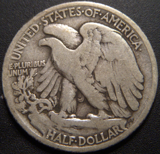 1917-S Obverse Walking Half Dollar - Very Good