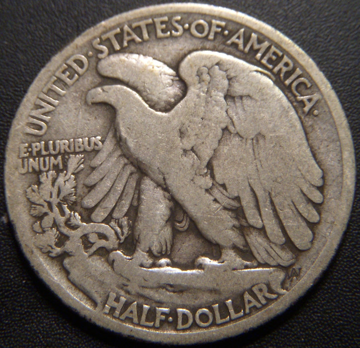 1917-S Obverse Walking Half Dollar - Very Good