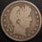 1896-S Barber Quarter - Very Good