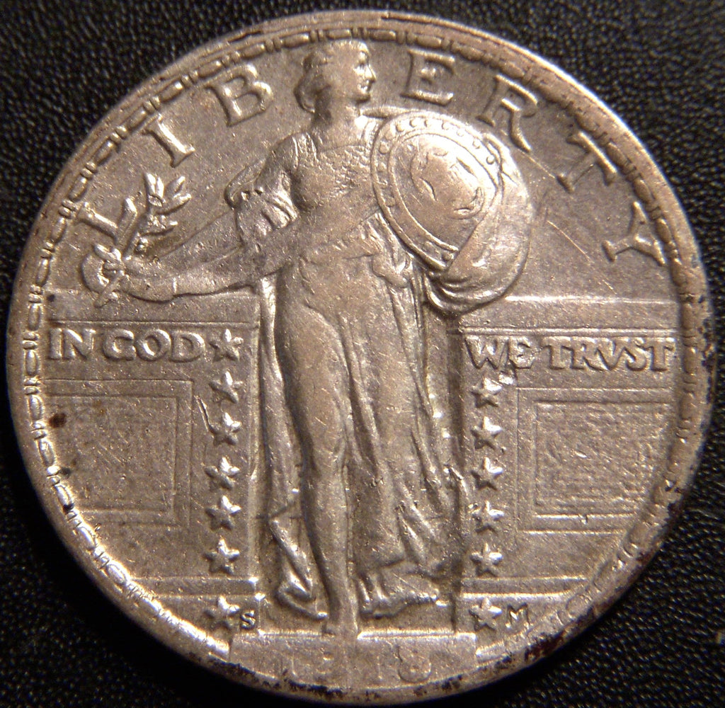 1918-S Standing Quarter - Extra Fine