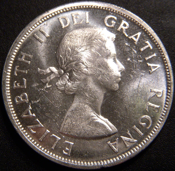 1958 Canadian Silver Dollar - Uncirculated