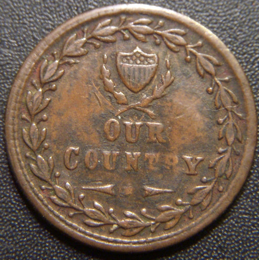1863 Our Country Civil War Token