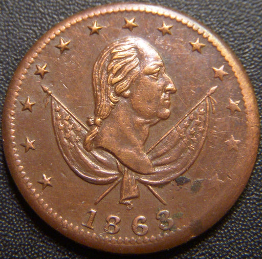 1863 Exchange Civil War Token