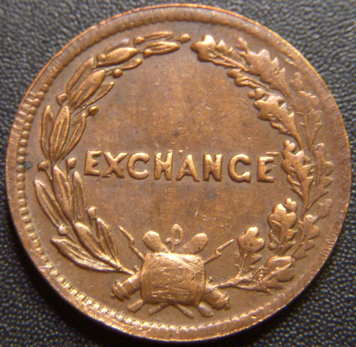 1863 Exchange Civil War Token