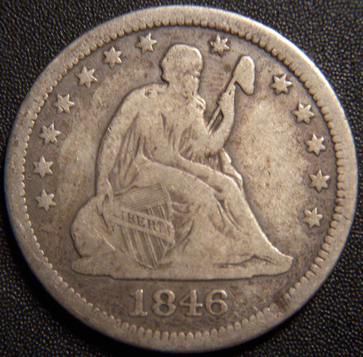 1846 Seated Quarter - Fine