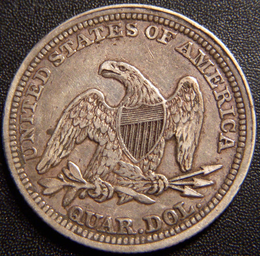 1859 Seated Quarter - Extra Fine