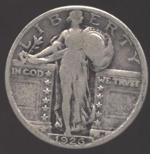 1926 Standing Quarter - Good/VG
