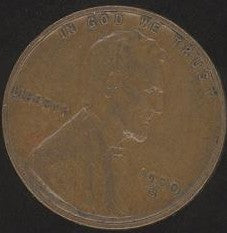 1930-S Lincoln Cent - Good/VG