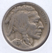 1936-D Buffalo Nickel - Fine