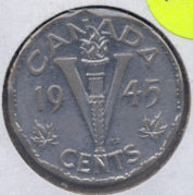 1945 Canadian 5C - Fine to EF