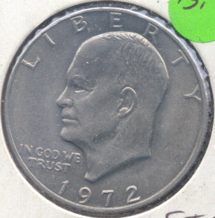 1972 Eisenhower Dollar - AU/Unc