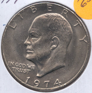 1974 Eisenhower Dollar - AU/Unc.