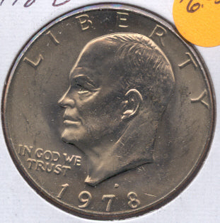 1978-D Eisenhower Dollar - AU/Unc.