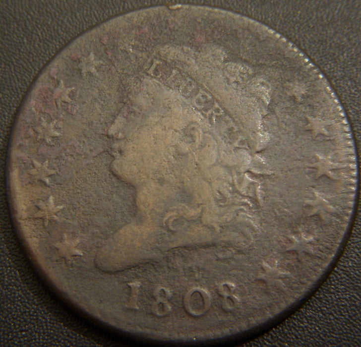 1808 Large Cent - Fine Details