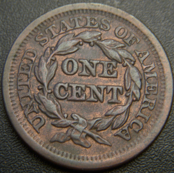 1850 Large Cent - Fine Porous