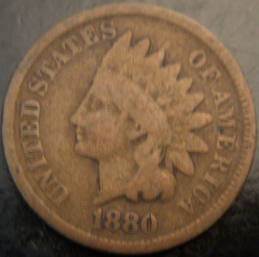 1880 Indian Head Cent - Good