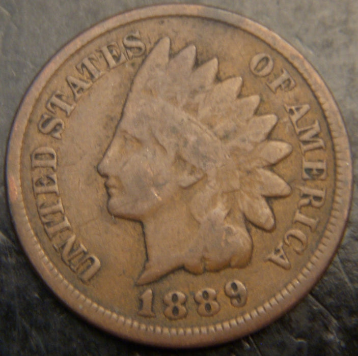 1889 Indian Head Cent - Good