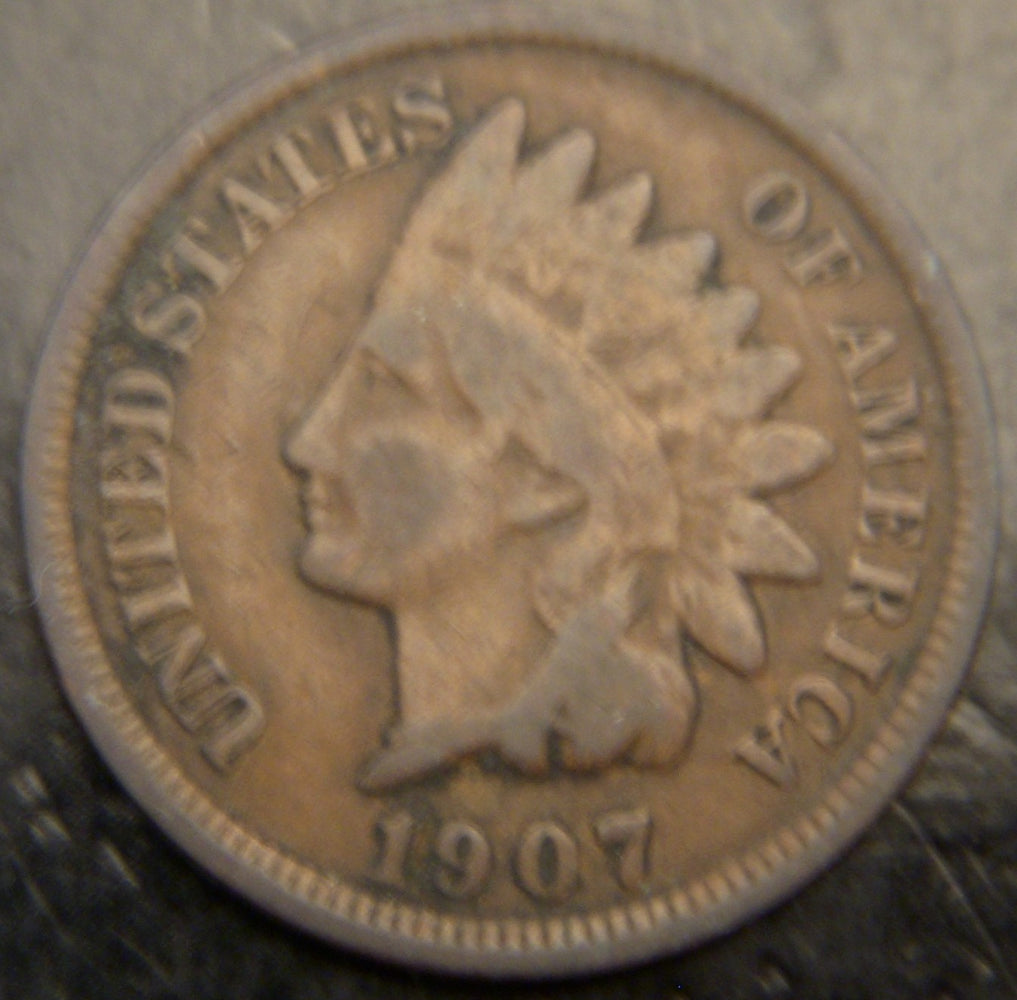 1907 Indian Head Cent - Good