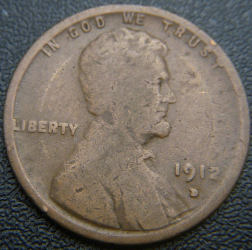 1912-D Lincoln Cent - Good/VG