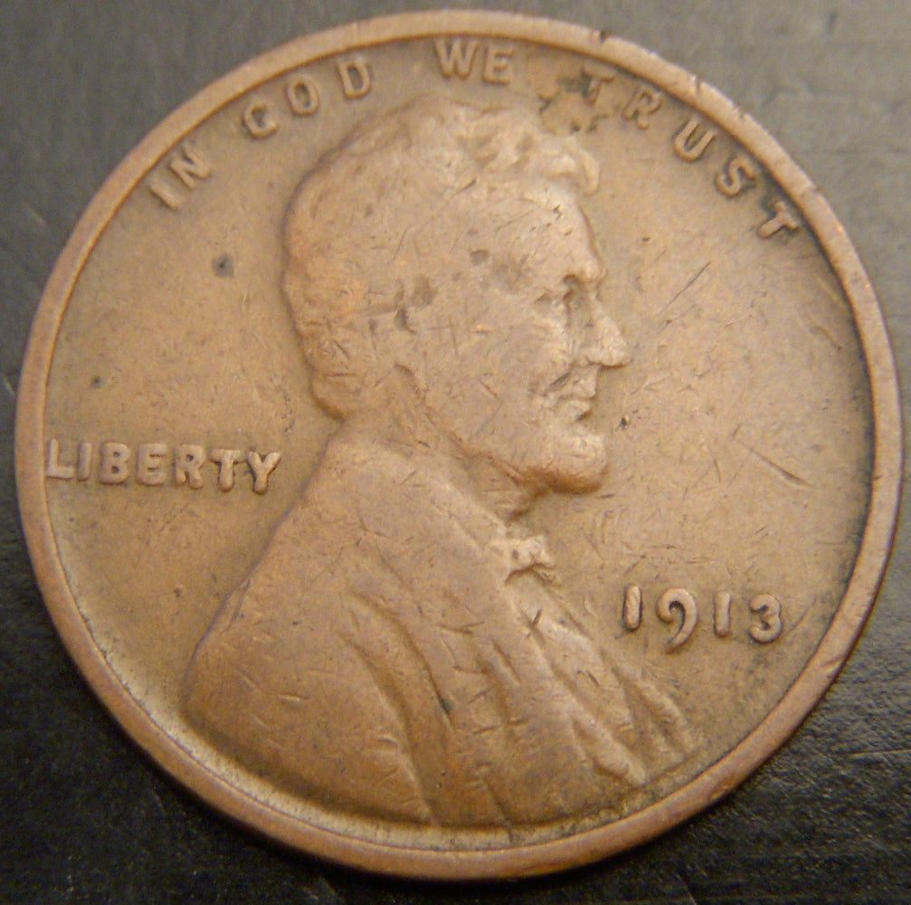 1913 Lincoln Cent - Good/VG