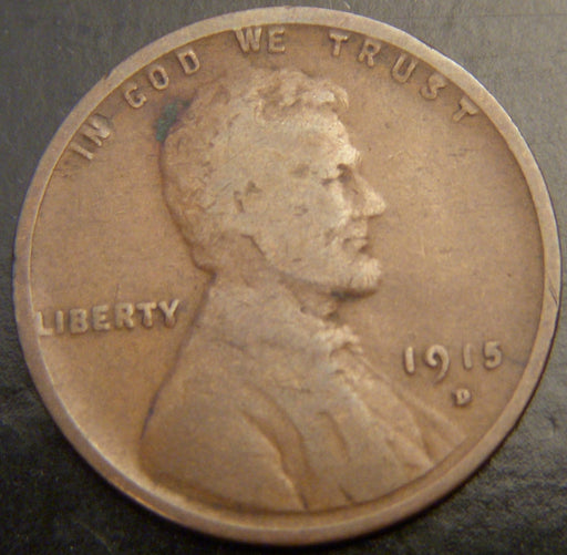 1915-D Lincoln Cent - Good/VG