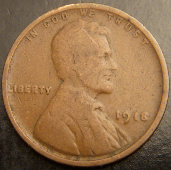 1918 Lincoln Cent - Good/VG