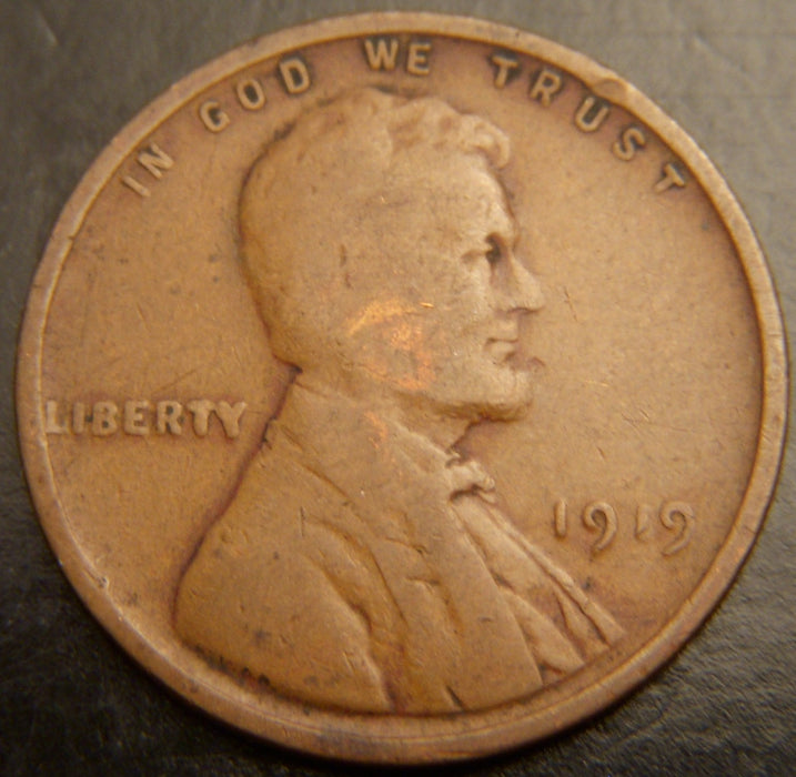 1919 Lincoln Cent - Good/VG
