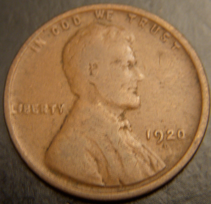 1920-D Lincoln Cent - Good/VG