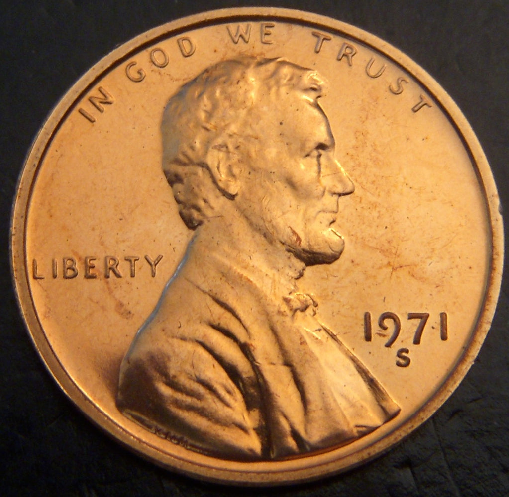 1971-S Lincoln Cent - Proof