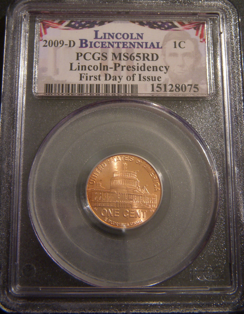 2009-D Lincoln Presidency Cent - PCGS MS65RD
