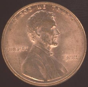 1988 Lincoln Cent - Uncirculated