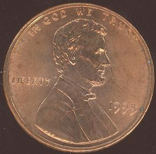 1993 Lincoln Cent - Uncirculated