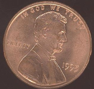 1995 Lincoln Cent - Uncirculated