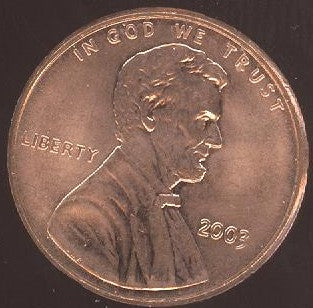 2003 Lincoln Cent - Uncirculated