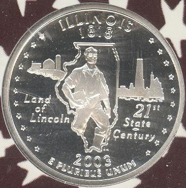 2003-S Illinois Quarter - Silver Proof