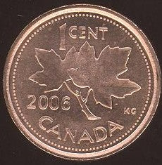 2006 Canadian Cent - NM Unc.