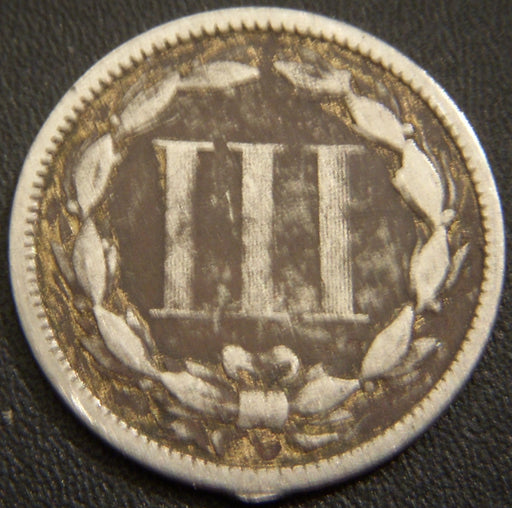1873 Three Cent Piece O3 VG