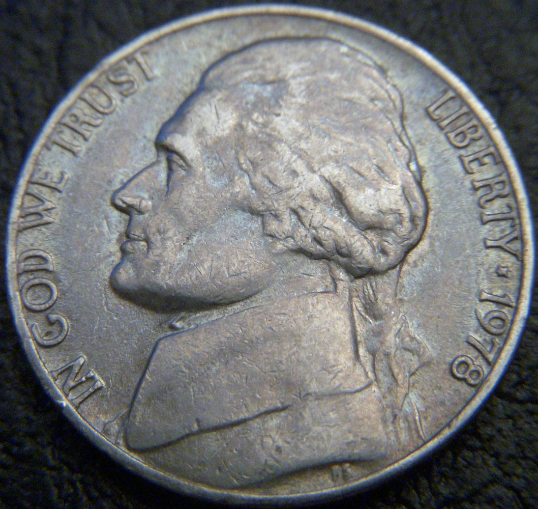 1978 Jefferson Nickel - VF to AU