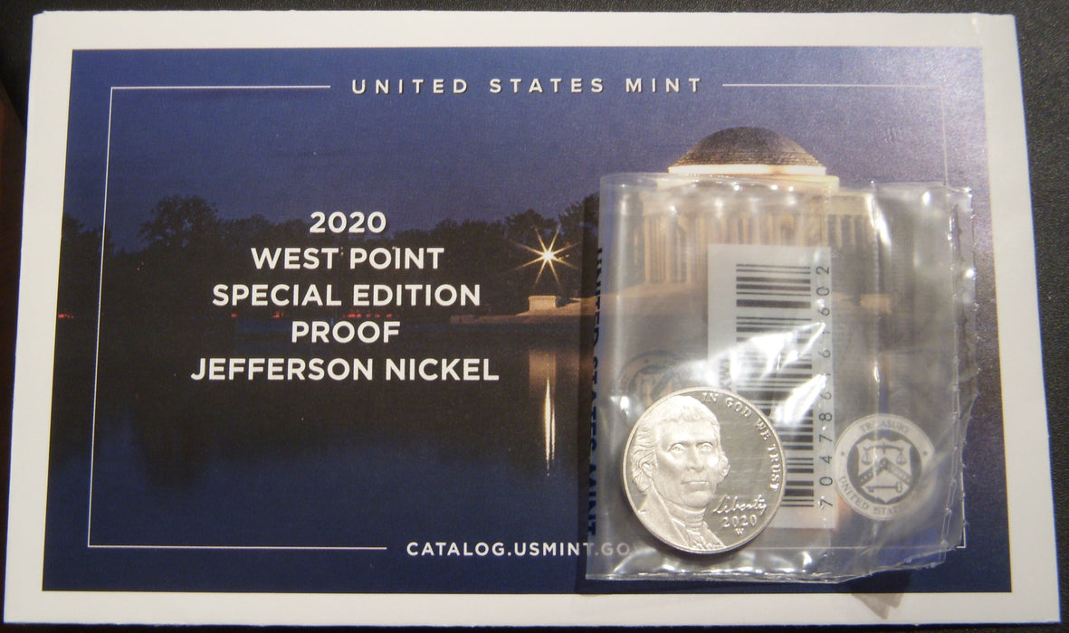 2020-W Jefferson Nickel - Proof