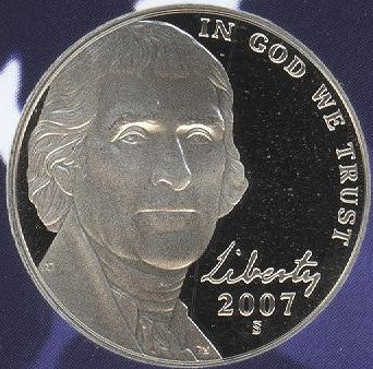 2007-S Jefferson Nickel - Proof