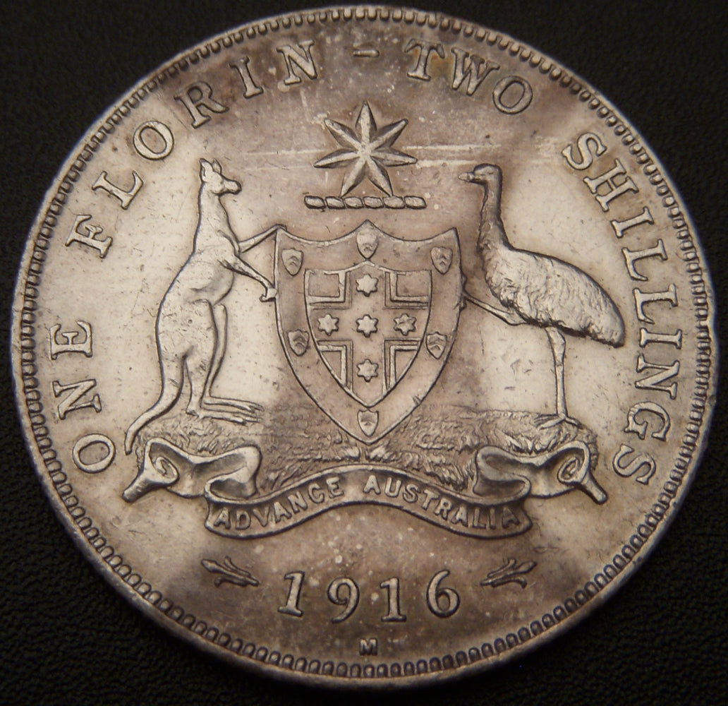 1916M 1 Florin - Australia