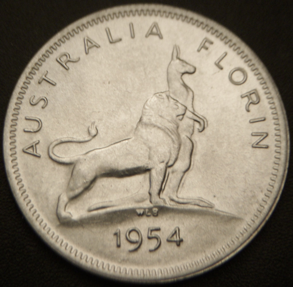 1954 1 Florin - Australia