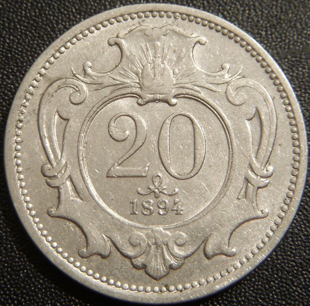 1894 20 Heller - Austria
