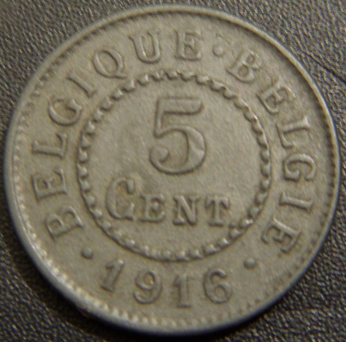 1916 5 Centimes - Belgium