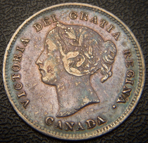 1899 Canadian Silver Five Cent - EF
