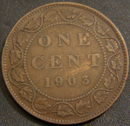 1903 Canadian Large Cent - VG/Fine